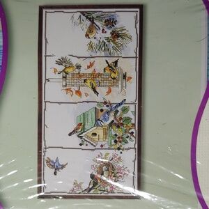 Janlynn Four Seasons Birds Cross Stitch Kit
